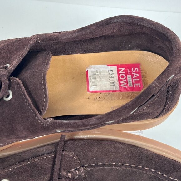 Jones Bootmaker Men's Putney Suede Shoes Brown EU 43/ US 10-10.5 Dress Shoe‎ - Picture 12 of 14